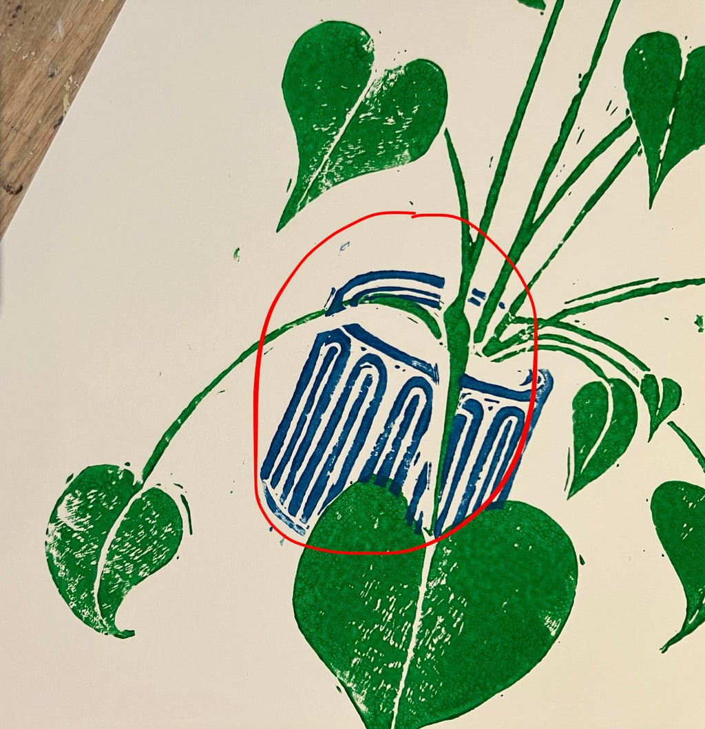 ‘The one with heart leaves’ Wonky style!